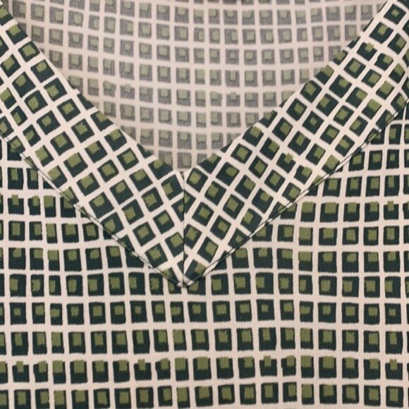 *TORY BURCH* 100% Silk V-Neck Printed Dress - Picture 7 of 10